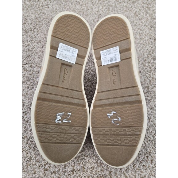 CLARK Cloudsteppers Shoes Womens Size 9.5 Tan Breeze Shore Slip On Comfort Mule - Picture 9 of 9
